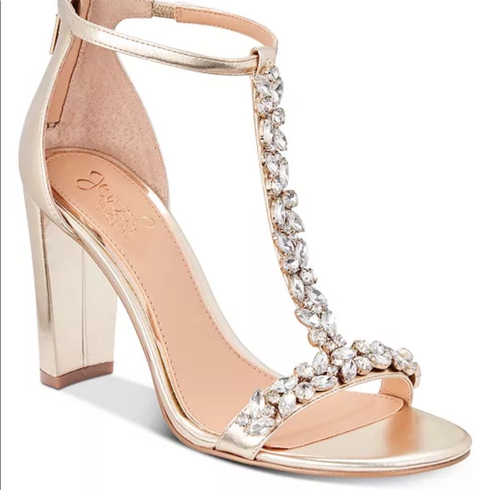 Badgley Mischka Rhinestone Heels